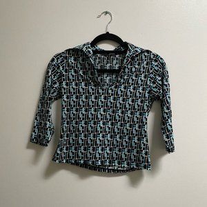 Vintage Mendocino Patterned Collared Shirt